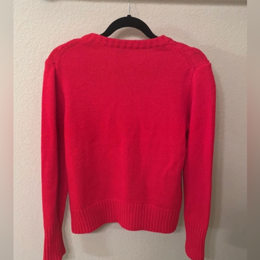Red J.Crew Sweater - Picture 2 of 3
